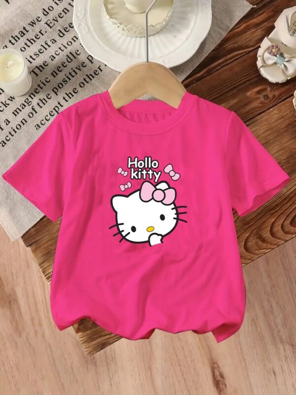 Drop Shoulder Printed Ladies T-shirt