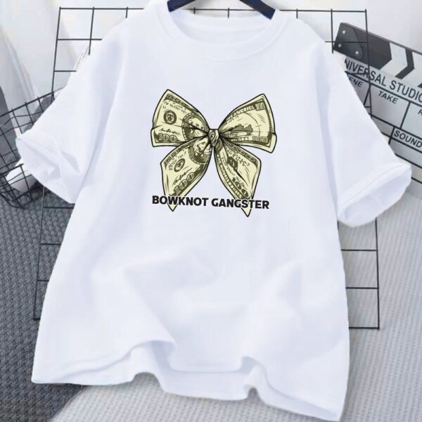 Drop Shoulder Printed Ladies T-shirt