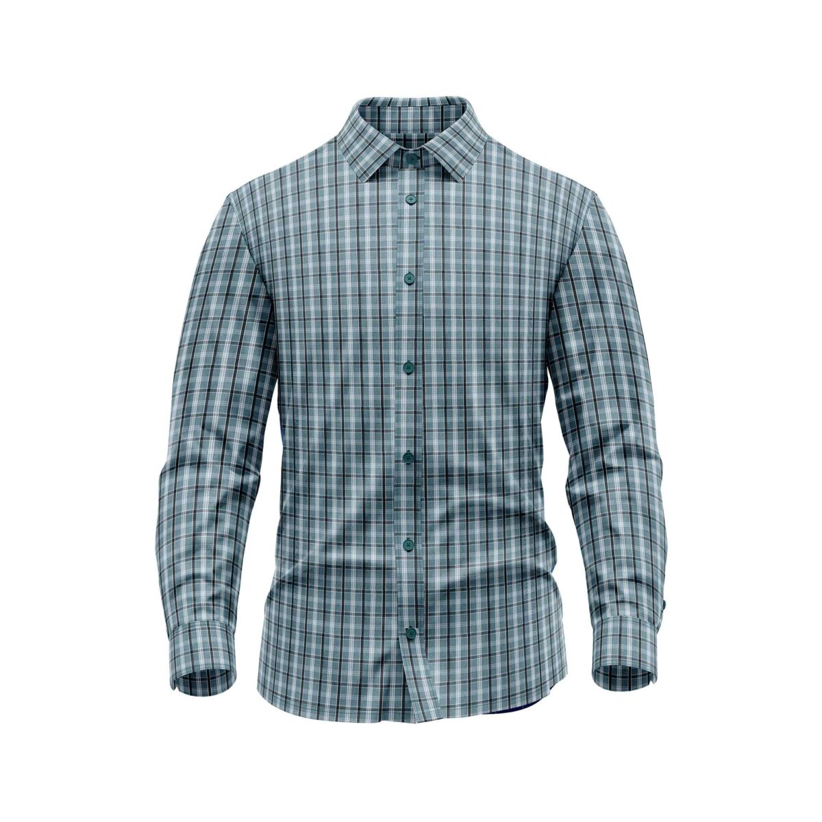 Men's Stylish Casual Check Long Sleeve Shirt