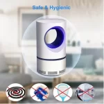 Vortex USB Mosquito Lamp Physical Silent Mosquito Killer - White